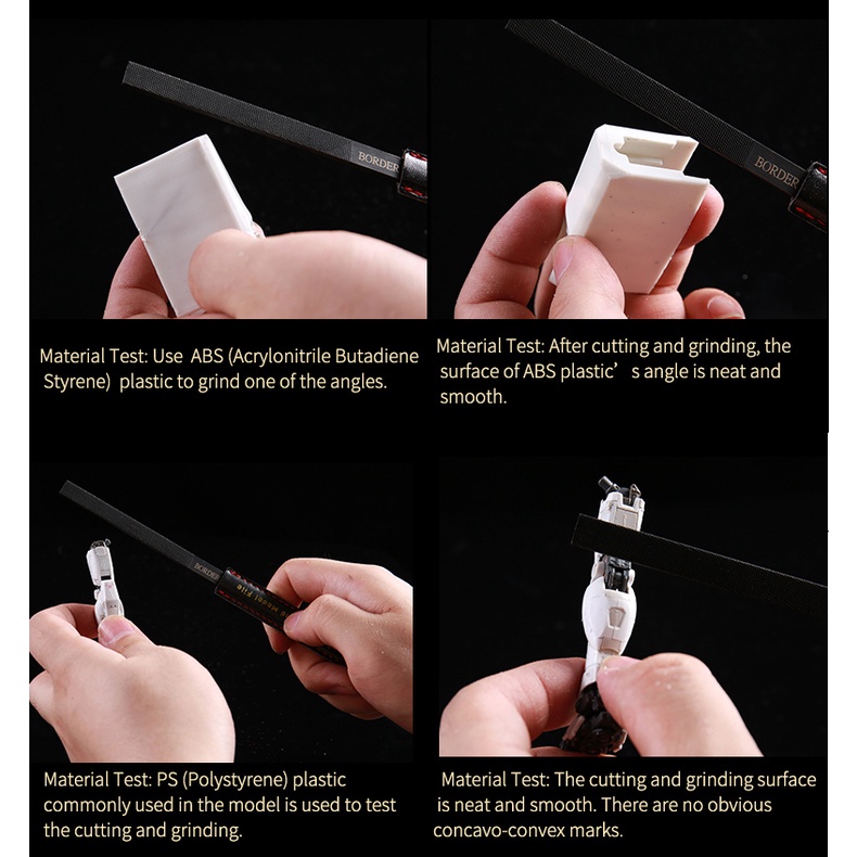 Dụng cụ mô hình Dũa nhám mài mịn hobby Border BD0039 Hsiang model tool