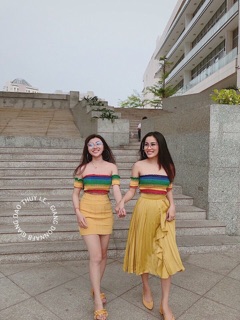 Áo trễ vai 7 màu