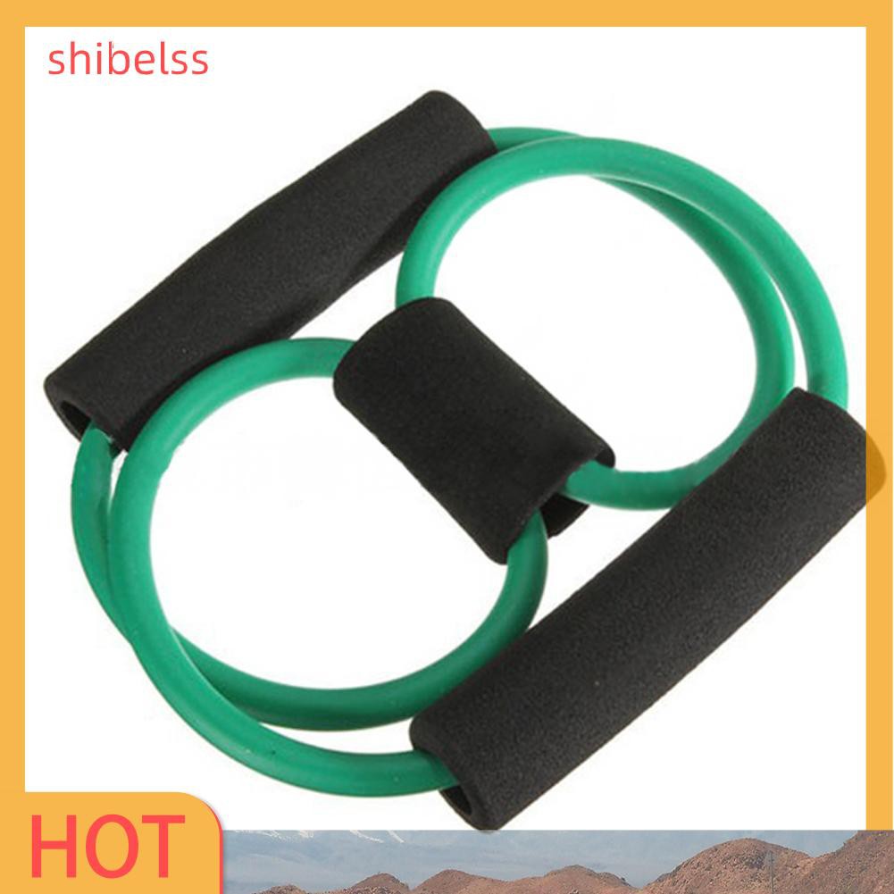 （ʚshibelss）Resistance Training Muscle Elastic Band Tube Weight Control Fitness