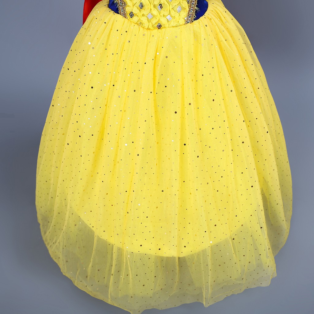 Đầm hóa trang công chúa Bạch Tuyết cho bé gái