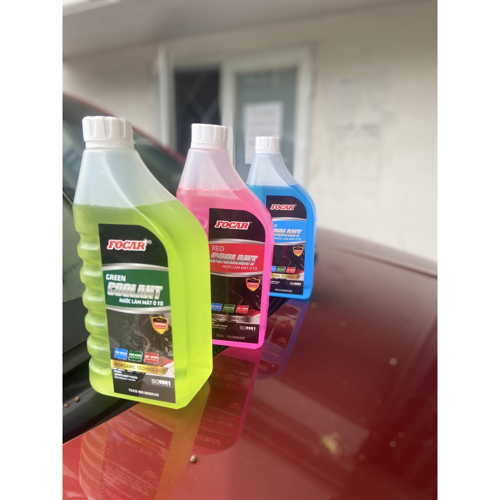 Nước làm mát động cơ màu xanh Focar Blue Coolant 0,85L