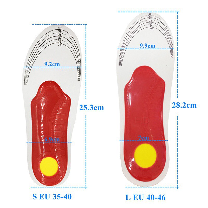 Đế Lót Giày Thể Thao Thoáng Khí Đàn Hồi 3D Cho Nam Nữ