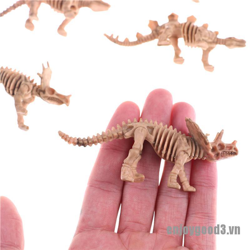 [enjoy3] 12pcs Various Plastic Dinosaurs Fossil Skeleton Dino Figures Kids Toy Gift