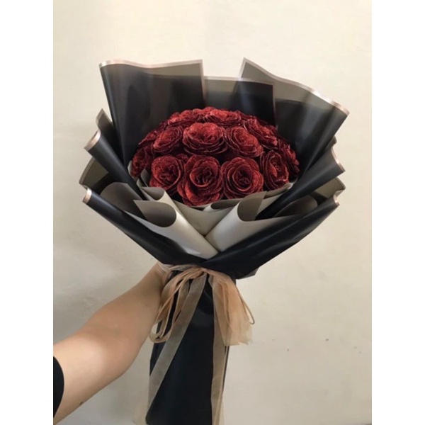 Bó 25 bông hồng sáp tại Hà Nội