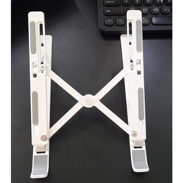 Giá đỡ laptop stand hỗ trợ tản nhiệt có thể gấp gọn chỉnh độ cao để laptop, ipad, macbook, surface-Giá đỡ Nhựa -dc4433