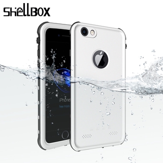 Ốp điện thoại pc + tpu chống nước cho iphone 7 8 plus 6s plus
