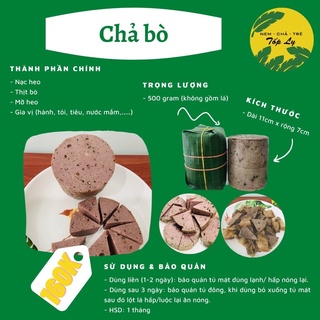 Chả bò Huế 0,5kg [chỉ giao HCM]