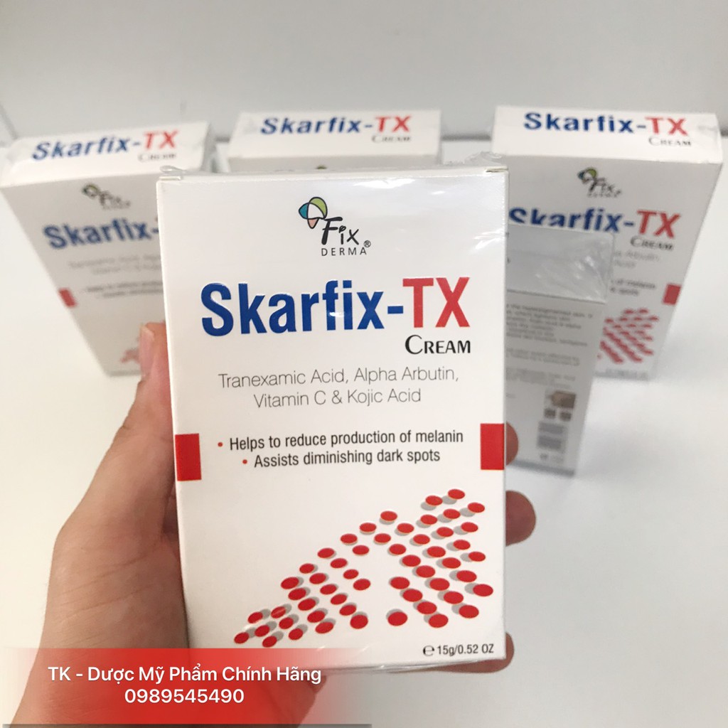 Kem Sáng Da Mờ Thâm Nám Fixderma SKARFIX TX CREAM - 15g