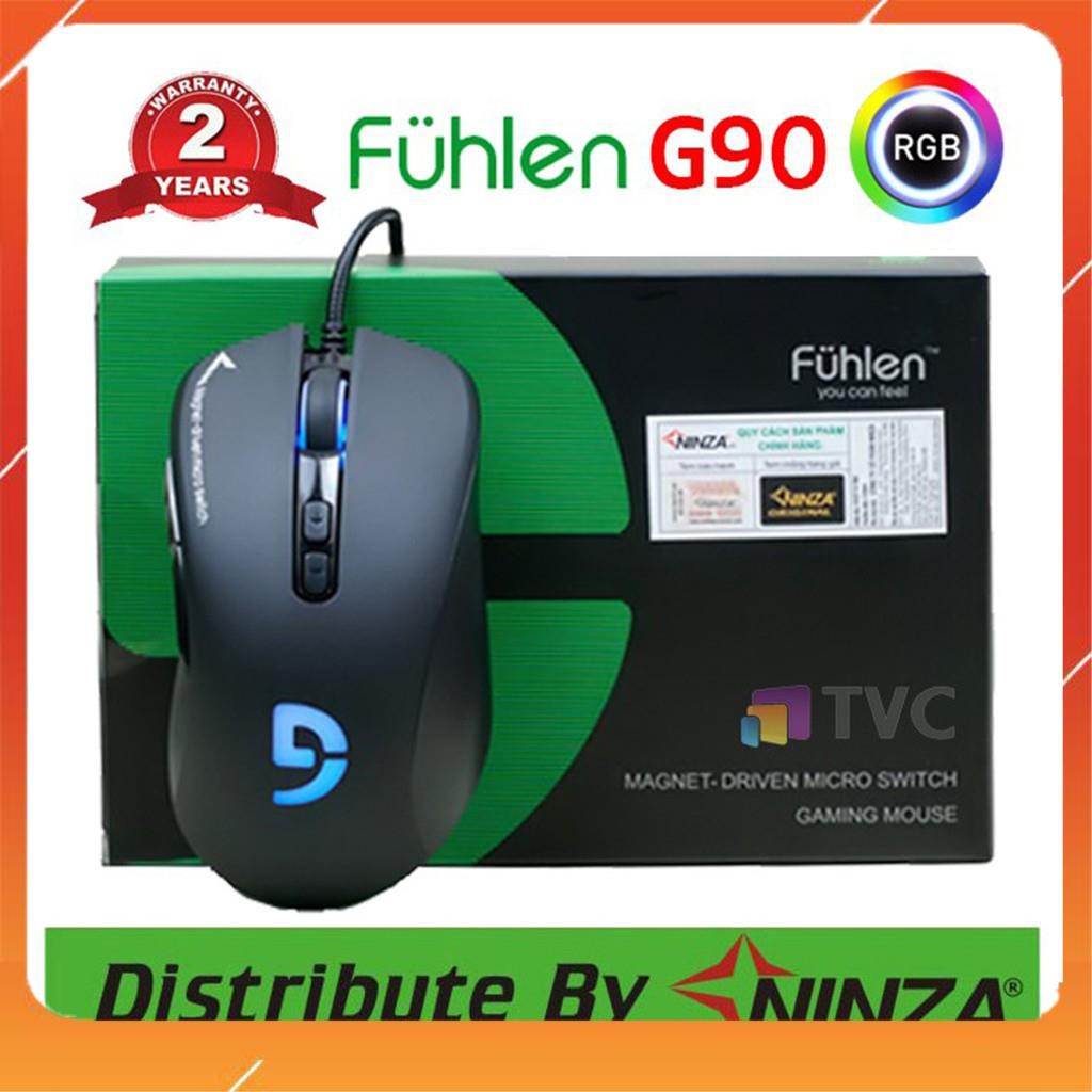 [ HÀNG SIÊU CẤP ] Chuột Gaming Fuhlen G90 - Click bất tử - Màu đen - Tem Ninza phân phối - BH 24 tháng [ CHÍNH HÃNG ] | BigBuy360 - bigbuy360.vn