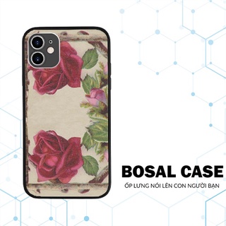 Ốp Lưng Iphone 11 SAMSUNG A33 two roses collage art chống sốc cho nam BOSAL đủ dòng PAP20211460