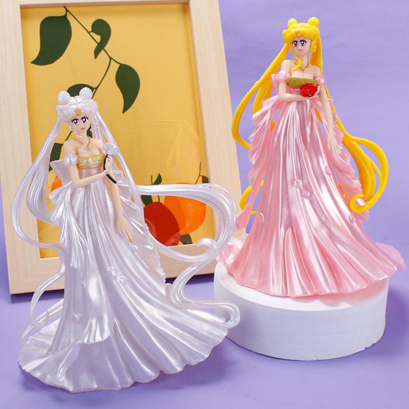 Mô Hình Nhân Vật Thủy Thủ Mặt Trăng Tsukino 15Cm Trang Trí Bánh Cưới
