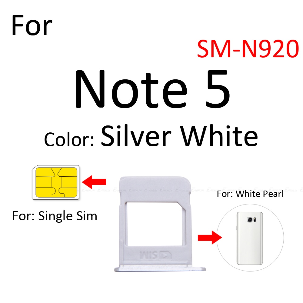 Khay Đựng Thẻ Sim Cho Samsung Galaxy Note 5 N920 Micro SD