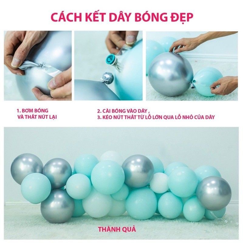 SET BÓNG SINH NHẬT CHUỘT MICKEY BÉ GÁI.