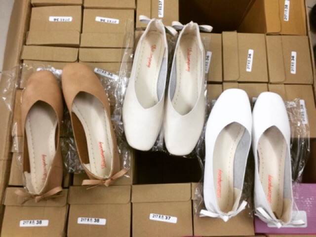 Giày búp bê nơ sau (kèm ảnh thật) | BigBuy360 - bigbuy360.vn