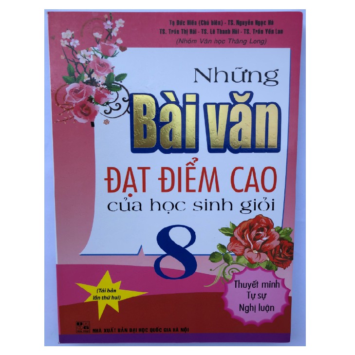 Sách – Những bài văn đạt điểm cao của học sinh giỏi lớp 8 (Tạ Đức Hiền)