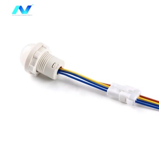 Cảm biến hồng ngoại PIR 220V tắt mở đèn tự động khi có chuyển động