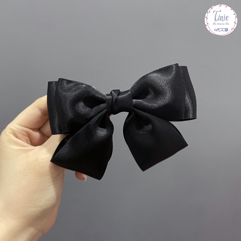 Kẹp Tóc Nơ Phong Cách Hàn Quốc Dịu Dàng