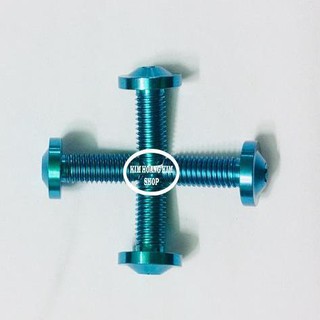 4 ỐC TITANIUM GR5 gắn Đĩa trước Sirius,Nouvo,Jupiter