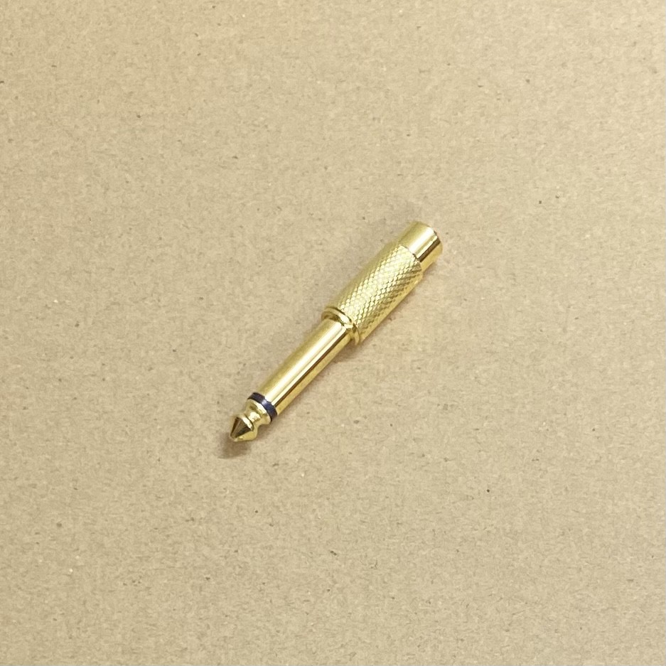 Jack chuyển tín hiệu cổng loa 6.5mm dương ra 3.5mm âm - Đầu chuyển cổng 6.5 sang 3.5mm