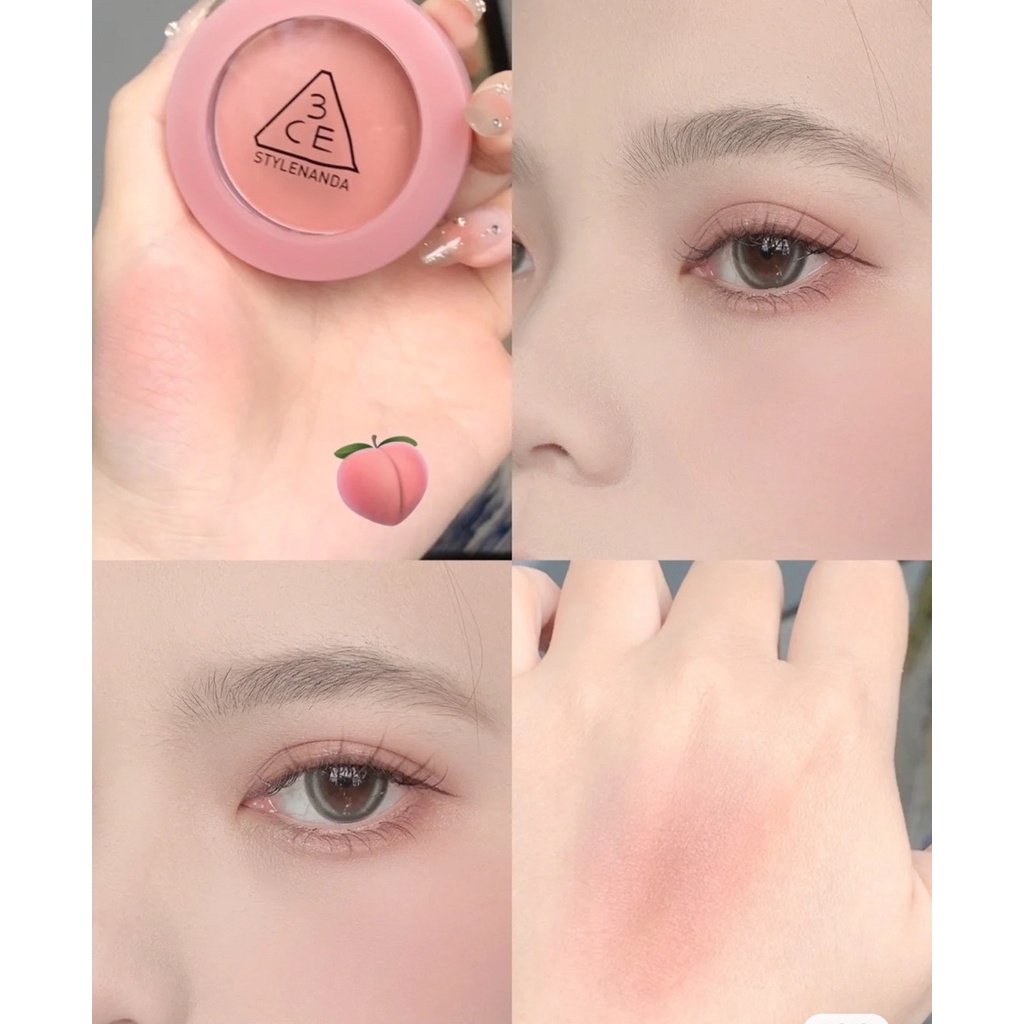 Má Hồng 3CE Split Second Face Blush- Màu City Mauve