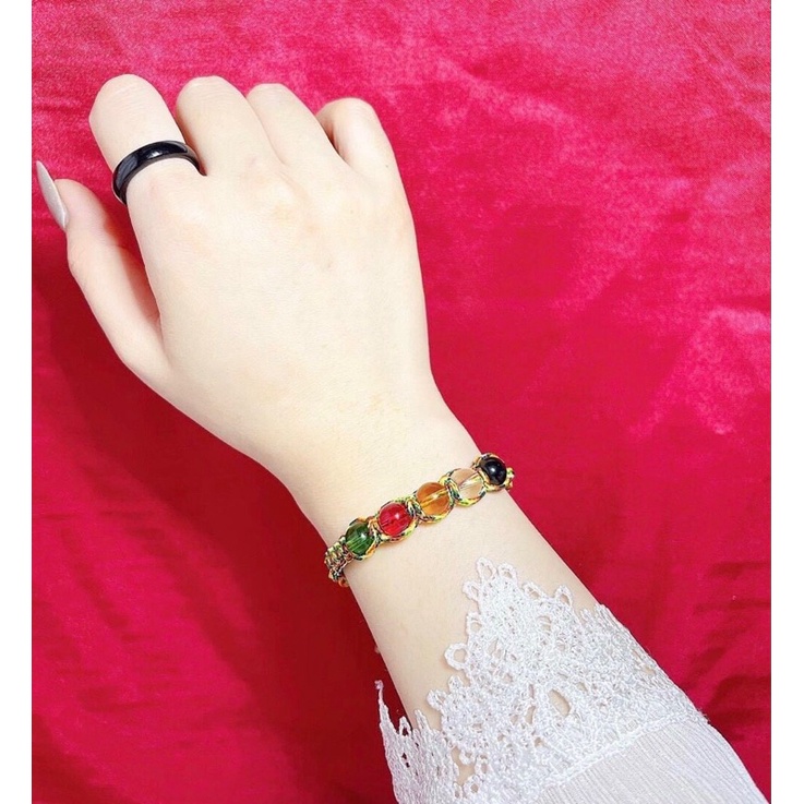vòng tay ngũ sắc may mắn