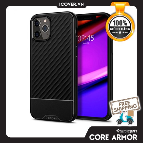 Ốp lưng iPhone 12 Pro Max Spigen Core Armor - Hàng Chính Hãng