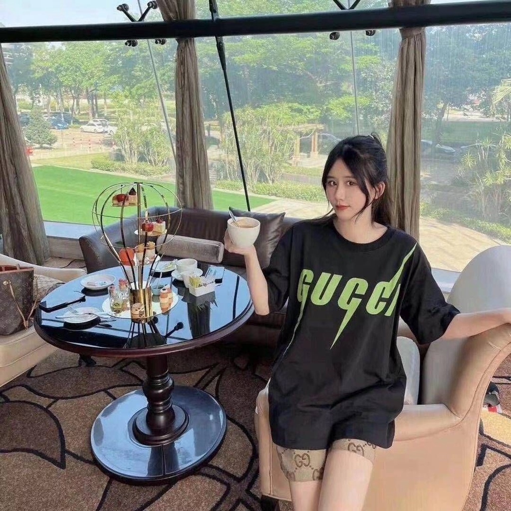 Áo Thun Tay Ngắn Cổ Tròn In Chữ Thời Trang Cho Nam Và Nữ