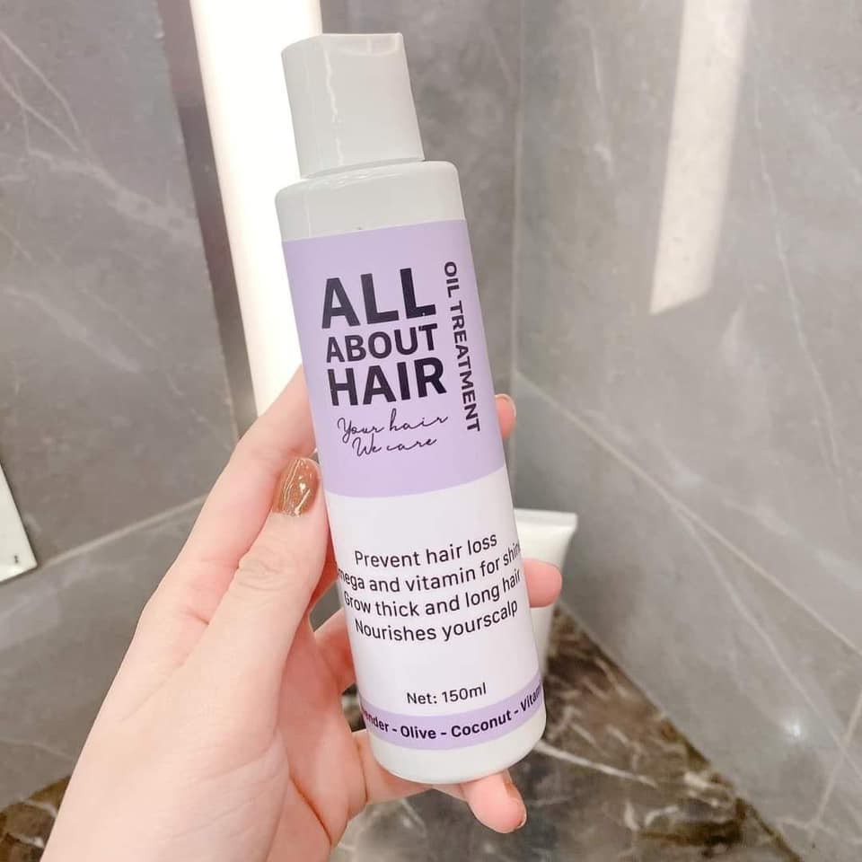 🍊 Dầu Ủ All About Hair Kích Thích Mọc Tóc Giúp Tóc Nhanh Dài Và Bồng Bềnh 🍊