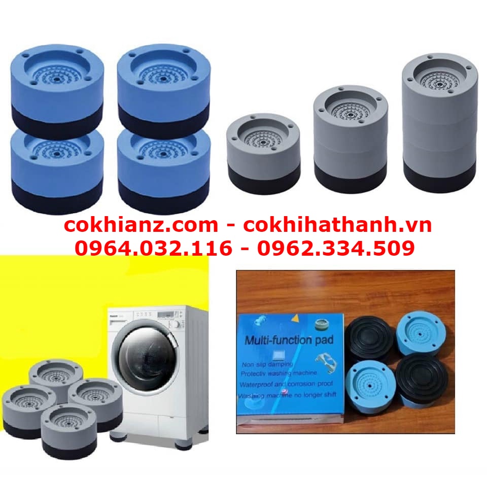 Bộ 4 chân Chống rung máy giặt kiểu mới, Chống rung máy lồng ngang , đứng Shop HÀ NỘI - HN - màu ngẫu nhiên