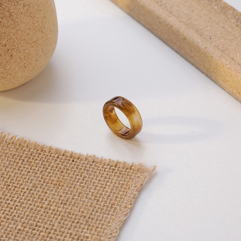 XiaoboACC Nhẫn Thiết Kế Đơn Giản Phong Cách Hàn Quốc