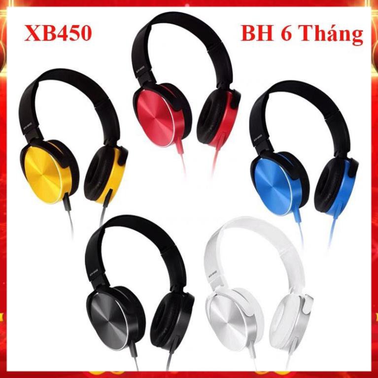 [BH 6 tháng] Tai nghe chụp tai SONY MBR XB450 EXTRA BASS tích hợp micro, âm thanh trầm nghe cực hay