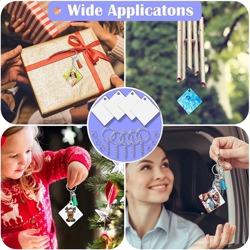 Set 80 Móc Khóa Nhỏ Xinh Trang Trí Giáng Sinh