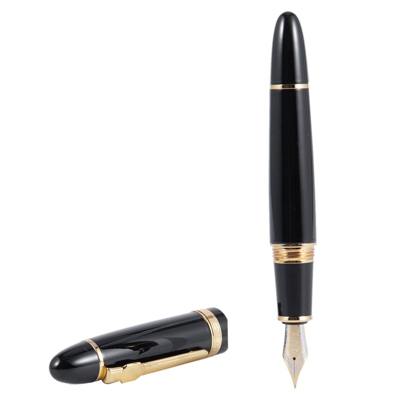 Bút máy vỏ đen JINHAO 159 18KGP 0.7mm