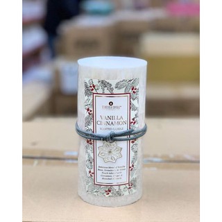 Nến trụ ctus candle 3 nấc - vanilla cupcake