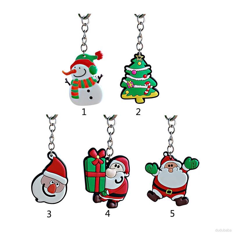 Móc khóa hình cây thông giáng sinh dễ thương