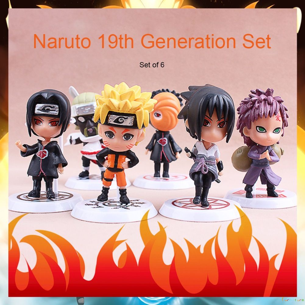 19th thế hệ 6 NARUTO SASUKE búp bê Naruto làm bằng tay mô hình trang trí bộ đầy đủ của truyện tranh triển lãm FURN