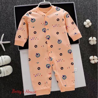 Body dài cotton cho bé / màu cam