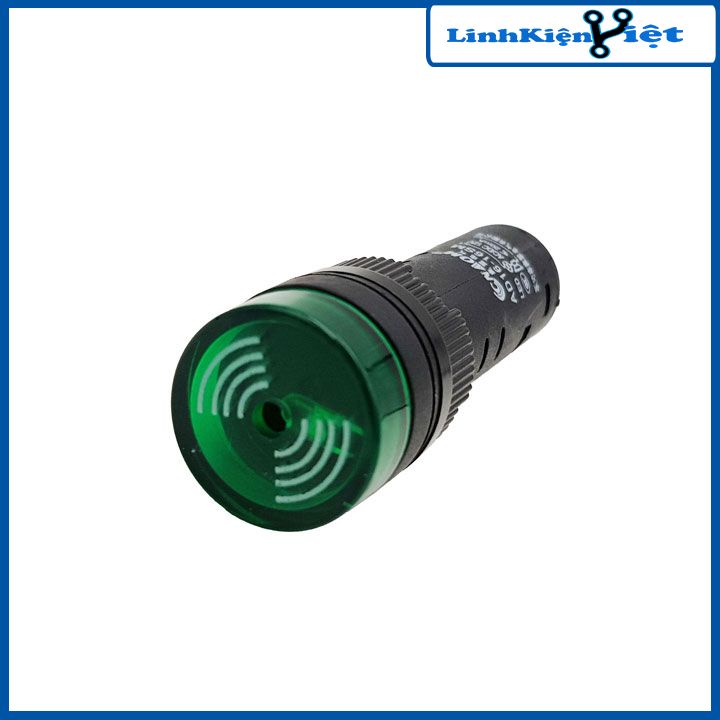 Đèn báo nguồn có còi AD16-16SM 24VDC 3 màu đỏ/vàng/xanh lá