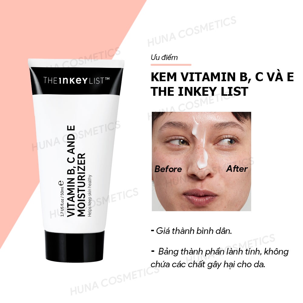 [BILL SEPHORA] KEM DƯỠNG ẨM VITAMIN B, C VÀ E - THE INKEY LIST