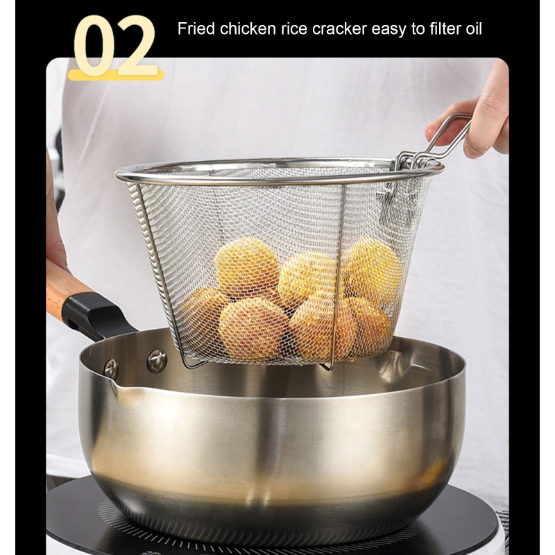Giá Đỡ Lọc Dầu Chiên Hình Tròn Tiện Dụng Cho Nhà Bếp