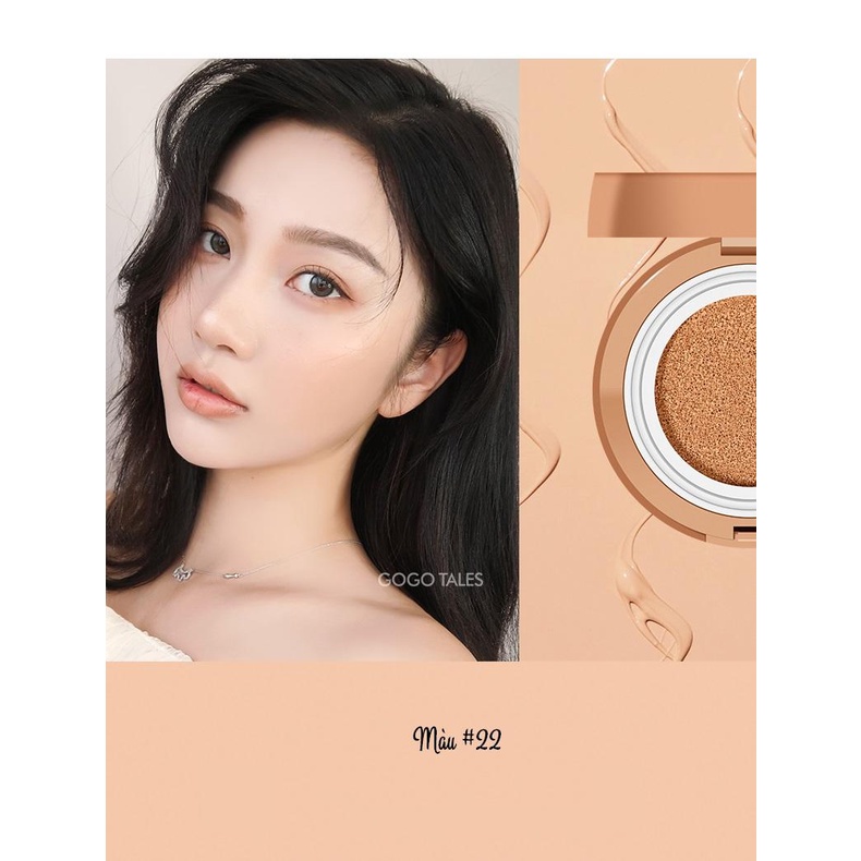 Phấn Nước Cushion kiềm dầu che khuyết điểm GOGO TALES Moist Air phấn nước mỏng nhẹ GT171