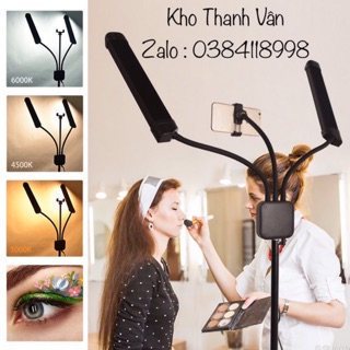 [ BH 1 NĂM ] ĐÈN LED 2 NHÁNH XOAY 360 ĐỘ CHUYÊN DỤNG PHUN XĂM,SPA,NỐI MI,MAKEUP,LIVESTREAM CHUYÊN NGHIỆP NHẤT