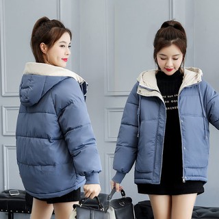DT004. Áo phao nữ dáng ngắn phiên bản Hàn Quốc siêu đáng yêu hàng QCXK