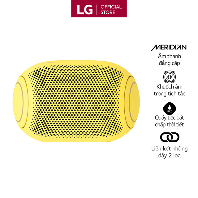 [Mã LGSUMMER giảm 6% đơn 300K] Loa Bluetooth di động LG XBOOMGo PL2S - Hàng chính hãng