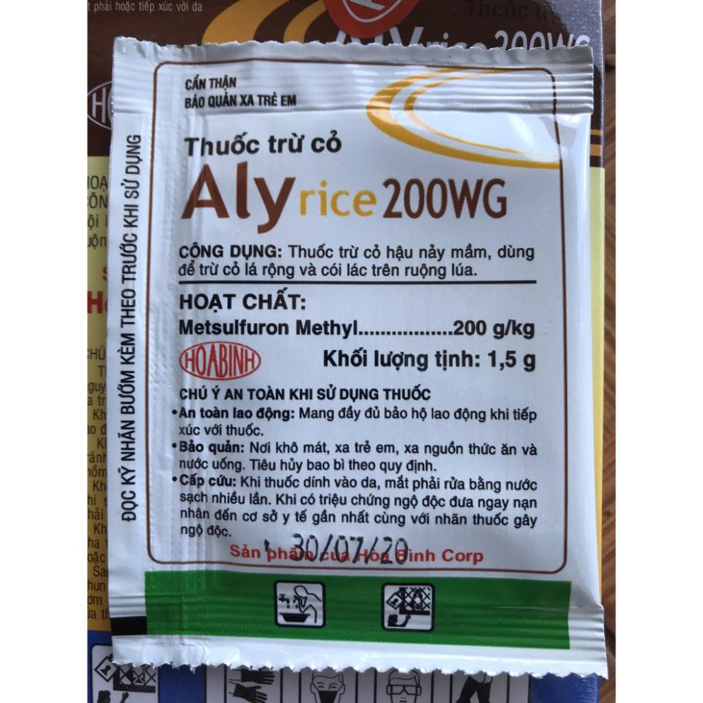 [ GIÁ TỐT] Combo 2 gói Thuốc diệt cỏ 2 lá mầm: cỏ trai, cỏ lác, cỏ mần trầu, cỏ mương, cỏ vảy ốc, cỏ vừng....