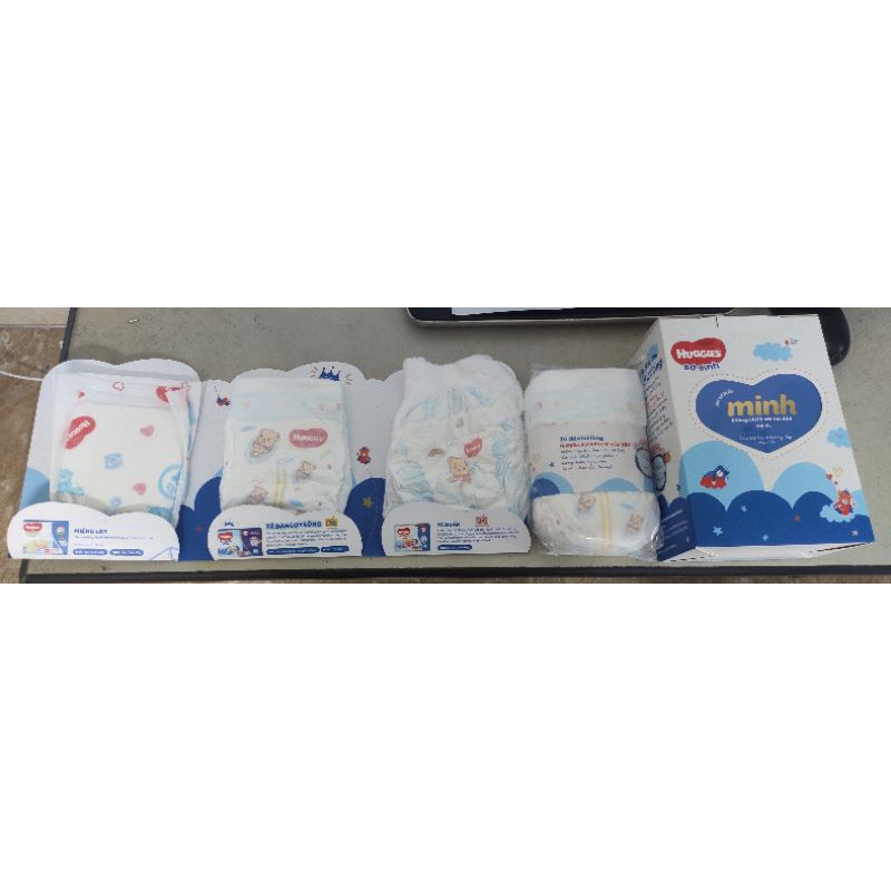 Tã bỉm dán huggies nb sơ sinh size NB 60-100-120 miếng