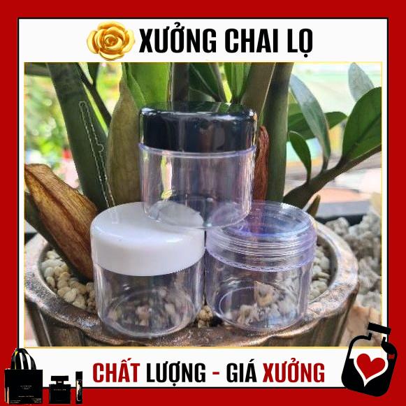 [TOP GIÁ RẺ] Hũ nhựa trong 30g,50g có lót chiết mỹ phẩm ,Xưởng Chai Lọ