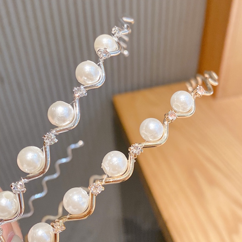 Cài tóc nữ đính ngọc trai xinh xắn thời trang