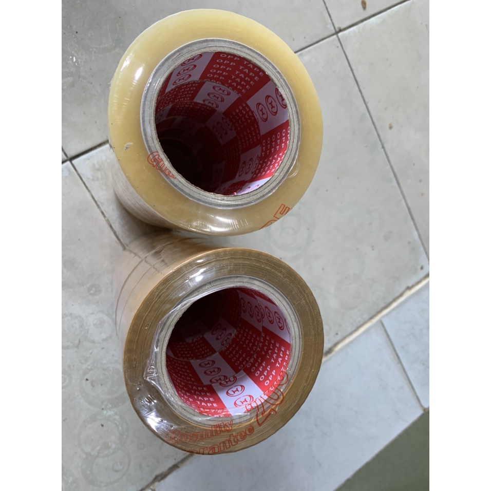 Băng keo 200Y &gt;1,8kg lõi siêu mỏng / Băng dính đóng hàng.