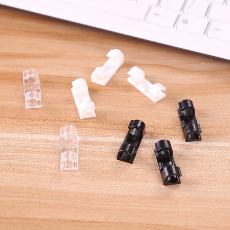 Set 20 Kẹp Giữ Dây Cáp Tự Dính Tiện Dụng